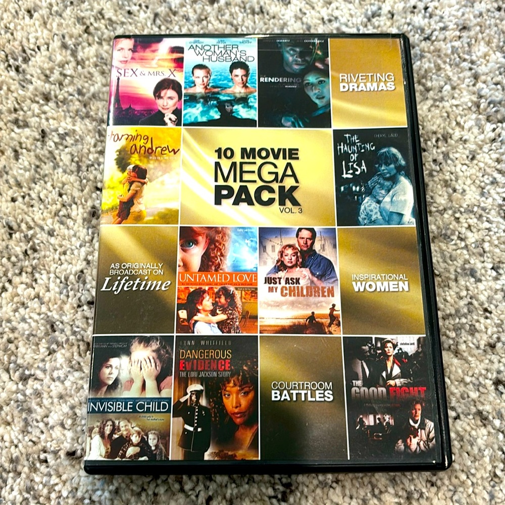 Lifetime 10 movie pack DVD set collection